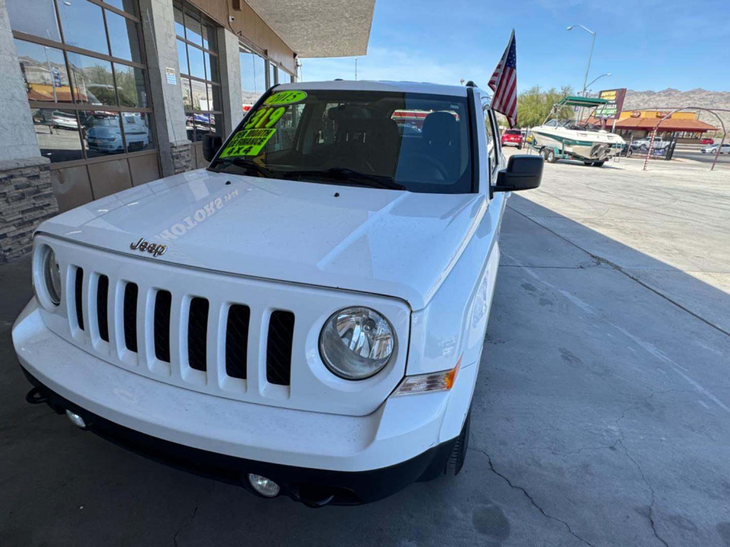 2015 White Jeep Patriot (1C4NJRBB4FD) , located at 2190 Hwy 95, Bullhead City, AZ, 86442, (928) 704-0060, 0.000000, 0.000000 - Photo#2